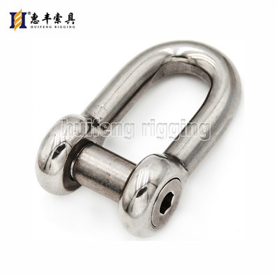 D Shackle med indre hexagon -stift